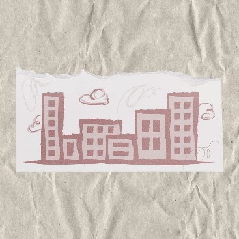 Office buildings doodle sticker, ripped | Free Vector - rawpixel