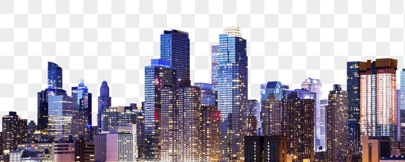 Office buildings png border, transparent | Free PNG - rawpixel