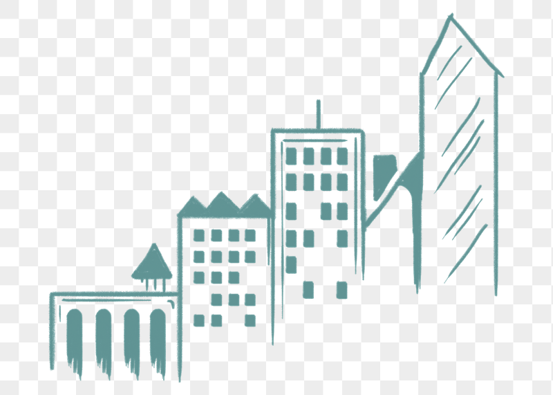 Office buildings png sticker, transparent | Free PNG Illustration - rawpixel