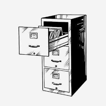 Office cabinet drawing, furniture vintage | Free PSD - rawpixel