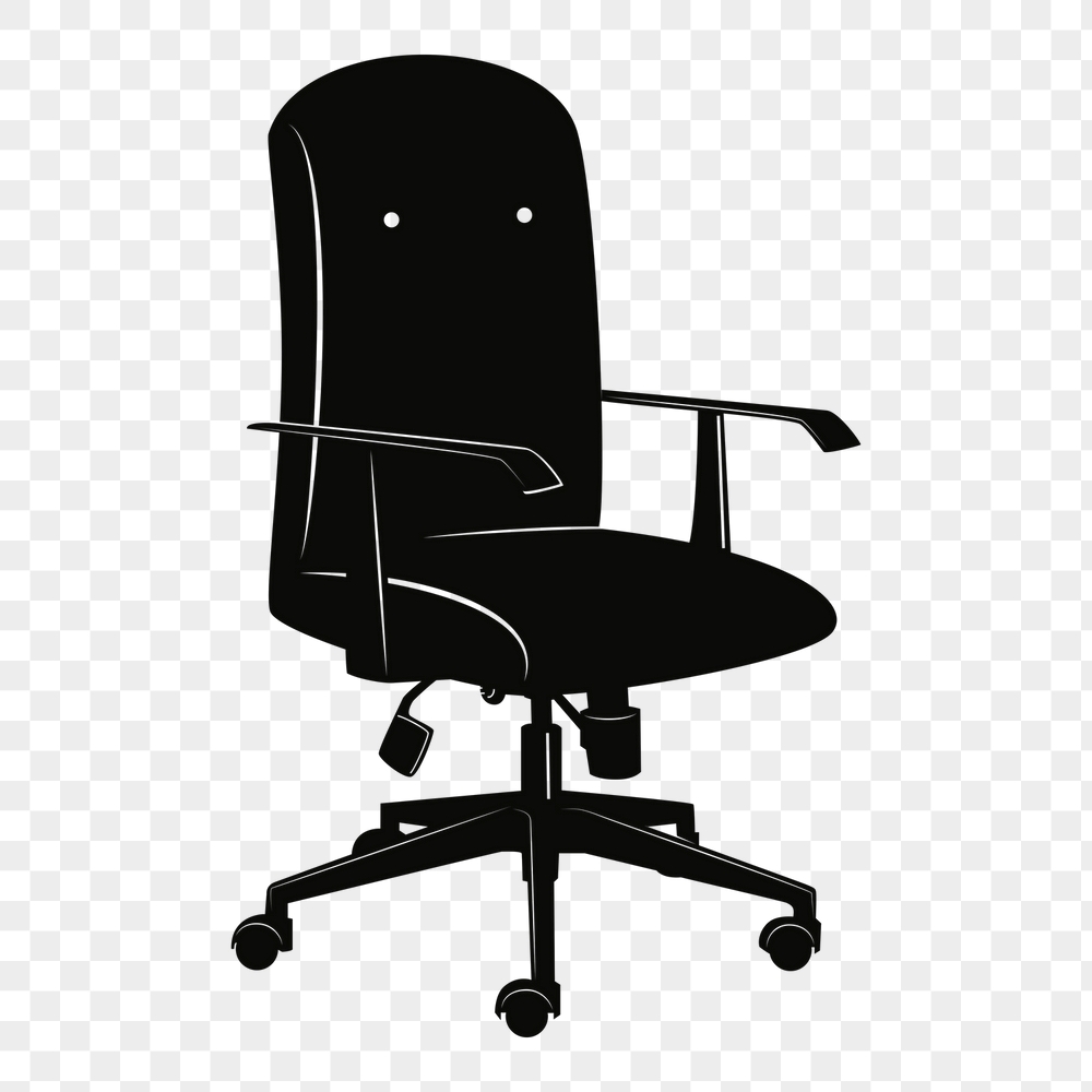 Office chair png sticker, furniture | Free PNG - rawpixel