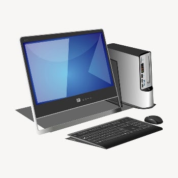 Office computer clipart, illustration psd. | Free PSD - rawpixel