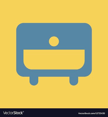 Office drawer vector image