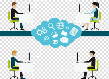 Office Illustration, Office Work Business People transparent background PNG clipart