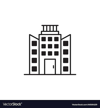 office or townhall building icon