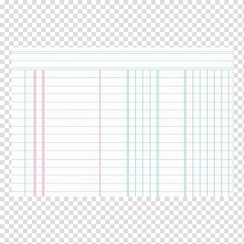 Office Supplies, green and pink-lined paper transparent background PNG clipart