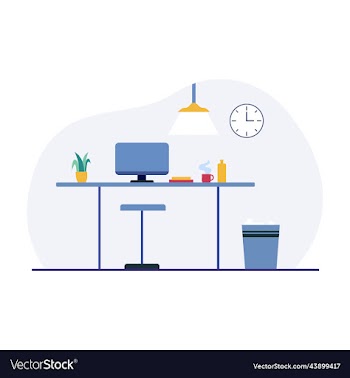 office workers sitting at desks
