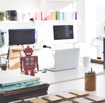 Office workplace  with computer pc