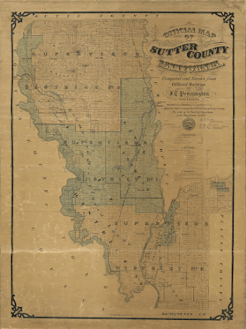Official map of Sutter County, | Free Photo - rawpixel