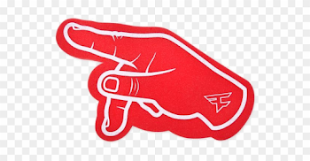 Official Professional Esports - Faze Clan Finger, HD Png Download ...