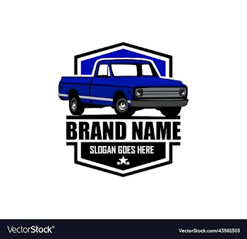 offroad pickup truck 4x4 emblem logo
