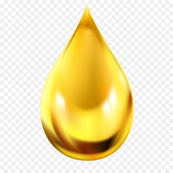 Oil Drop Icon - Gold color drops vector material 