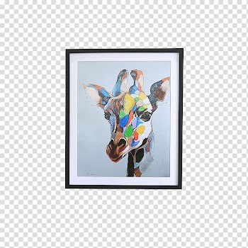 Oil painting Abstract art Canvas, Solid wood prize box transparent background PNG clipart