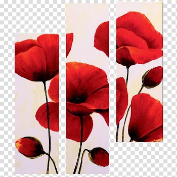 Oil painting Canvas Art Flower, Flower Frame Figure transparent background PNG clipart