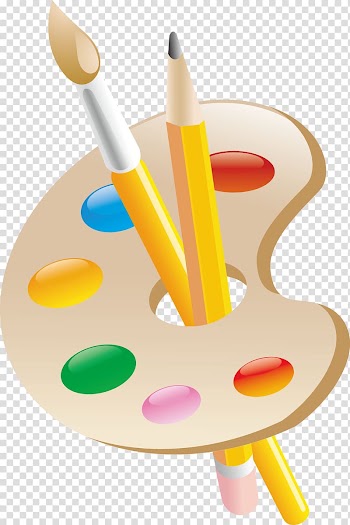 Oil painting Palette Color, Painting and paint pen transparent background PNG clipart