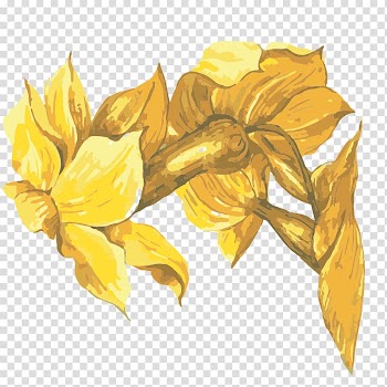 Oil painting Watercolor painting, Hand-painted flowers,Beautiful,watercolor,Oil painting effect,Flowers,Leaves transparent background PNG clipart