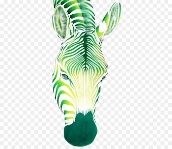 Oil painting Zebra Drawing - Donkey Horse 