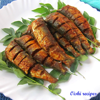 Oishi Recipes: Mathi / Chaala / Sardine fish fry