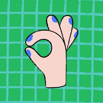 Ok gesture sticker, cute hand | Free Vector Illustration - rawpixel