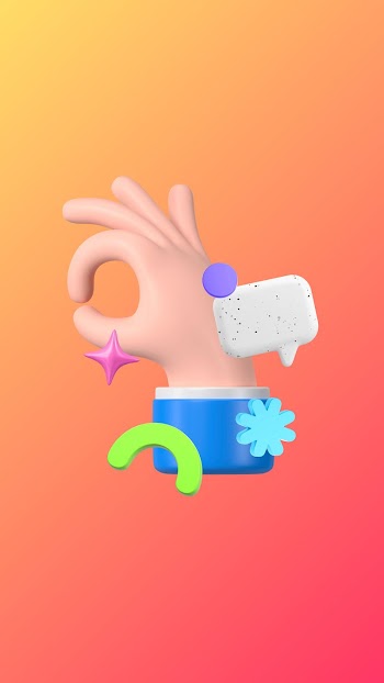 OK hand emoticon mobile wallpaper, | Free Photo - rawpixel