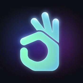 Okay hand icon, neon glow | Free Icons - rawpixel