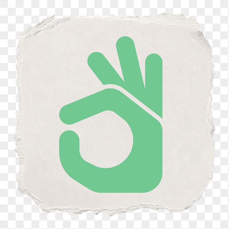 Okay hand png icon sticker, | Free PNG - rawpixel