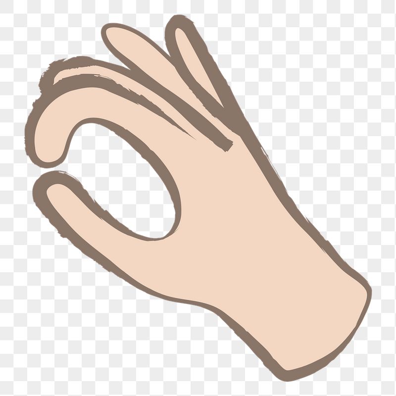 Okay hand png sticker, pastel | Free PNG Illustration - rawpixel