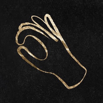 Okay hand sign sticker, gold | Free Vector Illustration - rawpixel