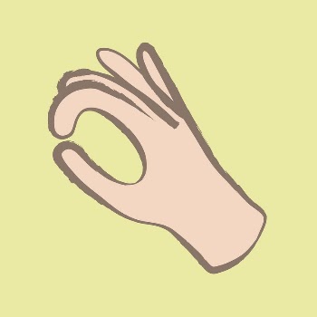 Okay hand sign sticker, pastel | Free PSD Illustration - rawpixel