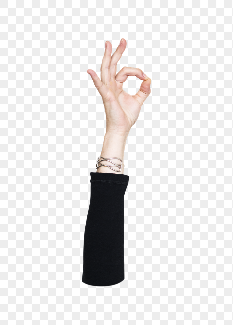 Okay png hand sign, transparent | Free PNG - rawpixel