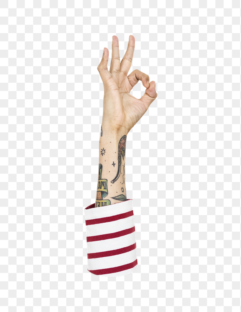Okay png hand sign, transparent | Free PNG - rawpixel