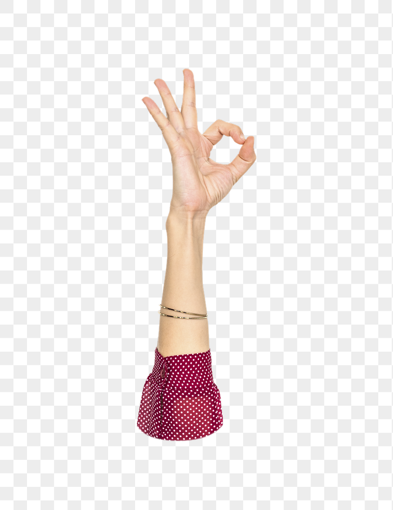 Okay png hand sign, transparent | Free PNG - rawpixel