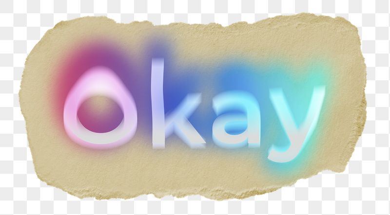 Okay png ripped paper word | Free PNG - rawpixel