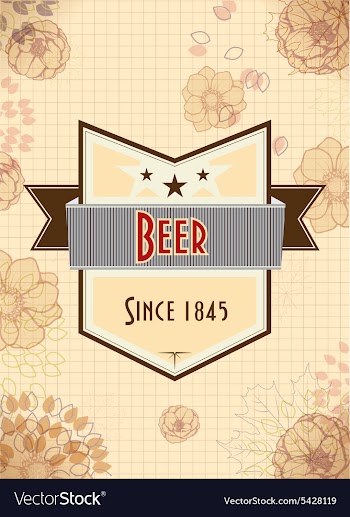 Oktoberfest Celebration with label vector image