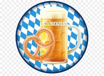 Oktoberfest Clip art - Oktoberfest Badge with Beer PNG Clip Art Image 