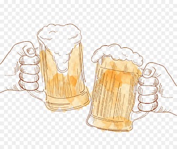 Oktoberfest Download Icon - Cartoon Beer Cheers 