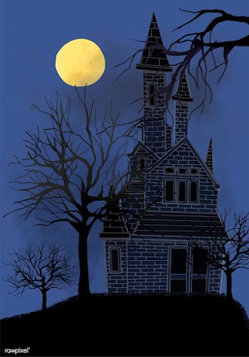 Old abandoned house illustration | Free stock vector - 486583