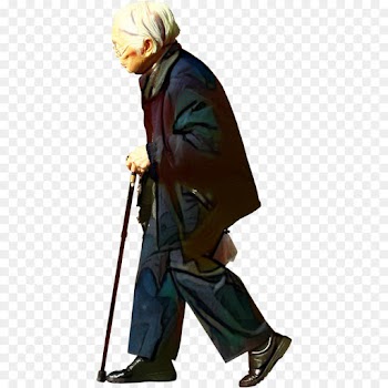 Old Age, Abuse And Neglect Of The Elderly, Pensioner, Costume, Standing PNG