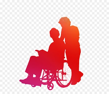 Old age Grandparent - Silhouette of the elderly 