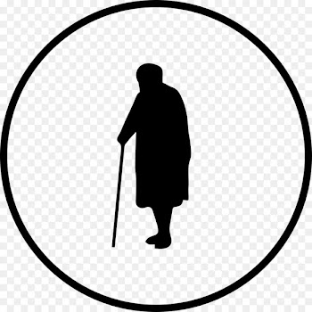 Old age Portable Network Graphics Vector graphics Clip art Silhouette - silhouette 