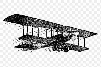 Old airplane png, biplane transportation | Free PNG - rawpixel