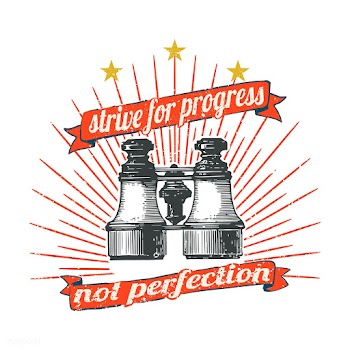 Old binoculars badge illustration | Free stock vector - 562968