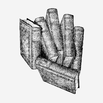 Old books drawing, stationery vintage | Free Photo - rawpixel