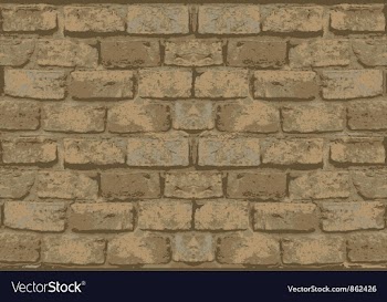 Old brick wall pattern vector image