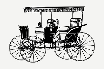 Old carriage drawing, vintage illustration | Free PSD - rawpixel