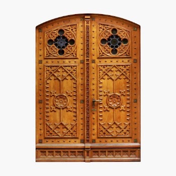 Old church door clipart, wooden | Free PSD - rawpixel