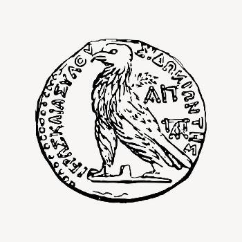 Old coin clipart, drawing illustration | Free Vector Illustration - rawpixel