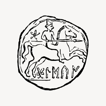 Old coin clipart, drawing illustration | Free Vector Illustration - rawpixel