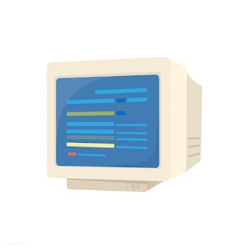 Old computer monitor graphic illustration | Free stock vector - 429504