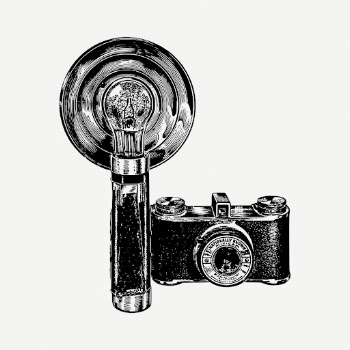 Old flash camera drawing, vintage | Free PSD - rawpixel